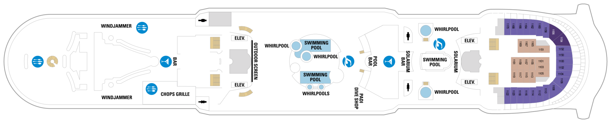 Deck 11 plan